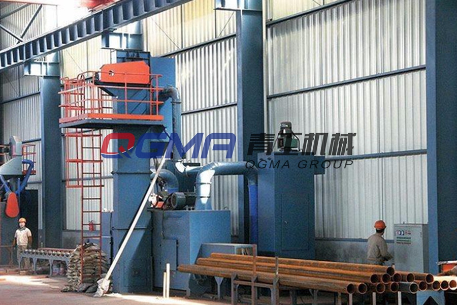 圓鋼（gāng）通過式拋丸機