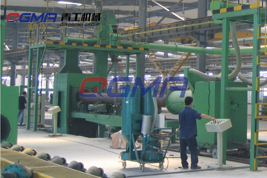鋼管噴砂除鏽機