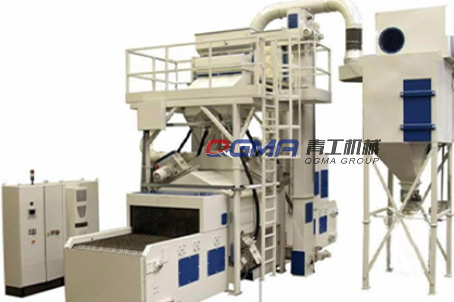 網帶式（shì）噴砂除鏽機